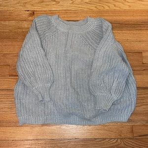 Aerie light blue/gray sweater
